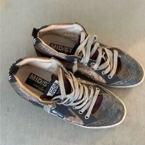 Golden Goose Multi-Color Glitter Sneakers